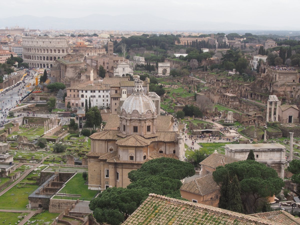 Виды на Рим с монумента Витториано