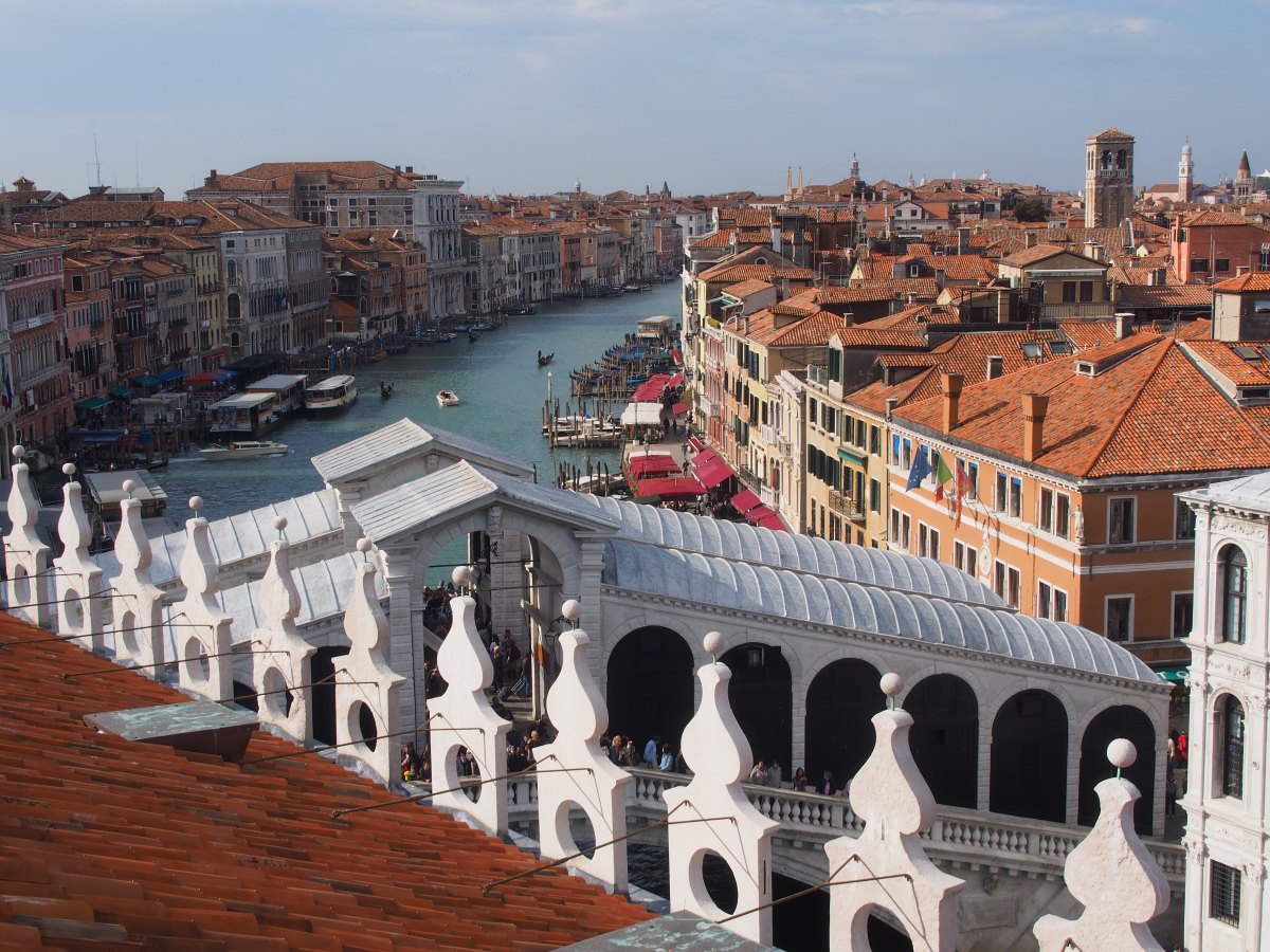 Венеция с террасы Фондако деи Тедески