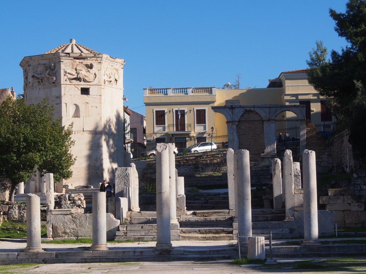 Афины. Римская агора и Башня Ветров